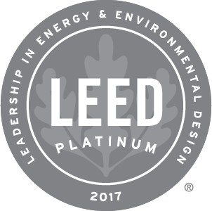 LEED Platinum Certification for Building Design & Construction 
