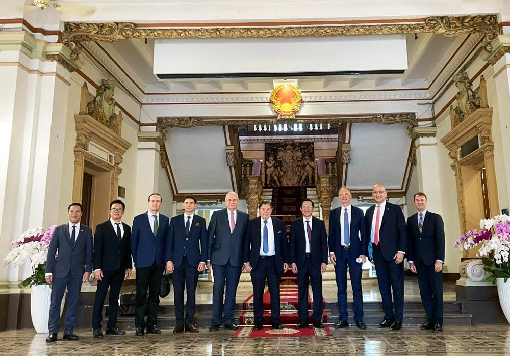 THE VISIT OF MR HORST PUDWILL – CHAIRMAN OF TTI GROUP AND CO-CHAIRMAN OF DEUTSCHES HAUS HO CHI MINH CITY AND HIS EXECUTIVE DELEGATION