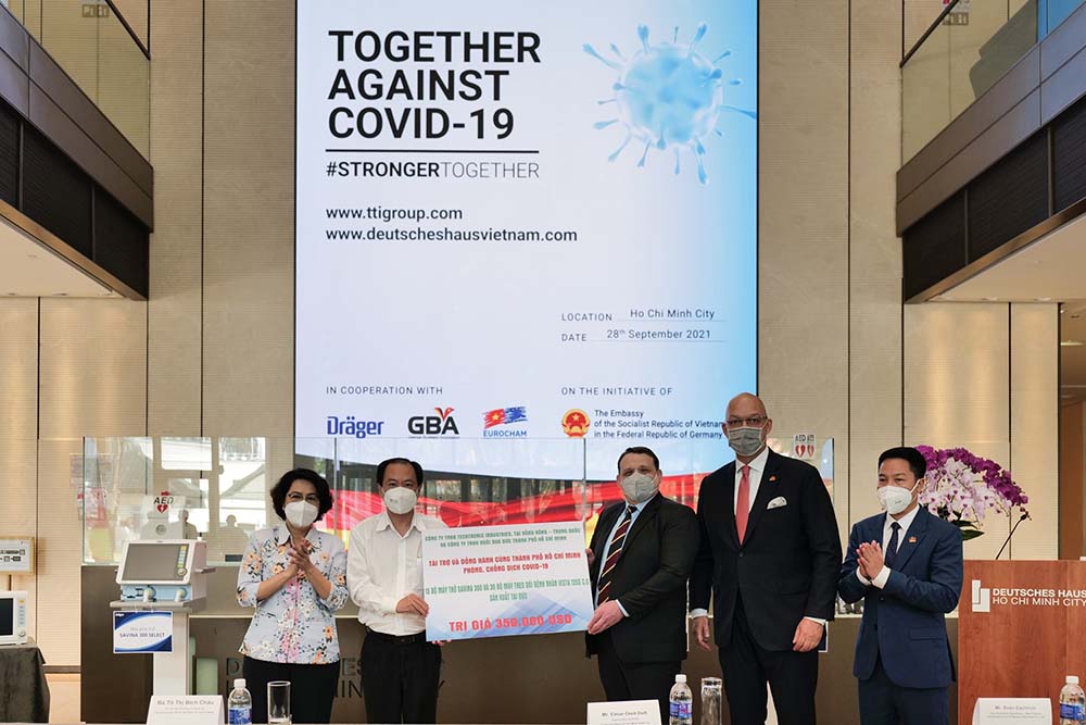 TTI & DEUTSCHES HAUS DONATED MUCH-NEEDED MEDICAL EQUIPMENT TO HO CHI MINH CITY HOSPITALS