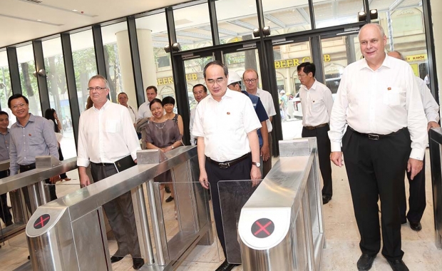  Source: Deutsches Haus Ho Chi Minh City Enter Fullscreen Prior to the soft opening of Deutsches Haus Ho Chi Minh City on 1st of September 2017, the Secretary of the Party Committee of HCMC Prof