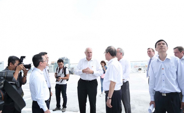 Source: Deutsches Haus Ho Chi Minh City Enter Fullscreen Prior to the soft opening of Deutsches Haus Ho Chi Minh City on 1st of September 2017, the Secretary of the Party Committee of HCMC Prof