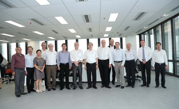 Source: Deutsches Haus Ho Chi Minh City Enter Fullscreen Prior to the soft opening of Deutsches Haus Ho Chi Minh City on 1st of September 2017, the Secretary of the Party Committee of HCMC Prof