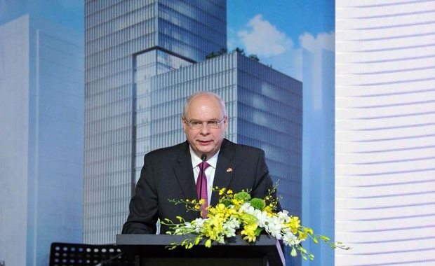 Deutsches Haus Ho Chi Minh City is celebrating its official topping out ceremony in the presence of the Federal Minister of Foreign Affairs Dr. Frank-Walter Steinmeier