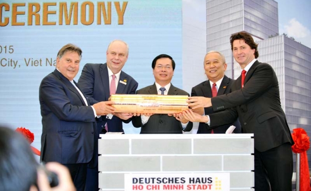 Groundbreaking ceremony of Deutsches Haus Ho Chi Minh Stadt on the 24th October 2015