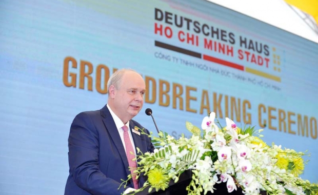 Groundbreaking ceremony of Deutsches Haus Ho Chi Minh Stadt on the 24th October 2015