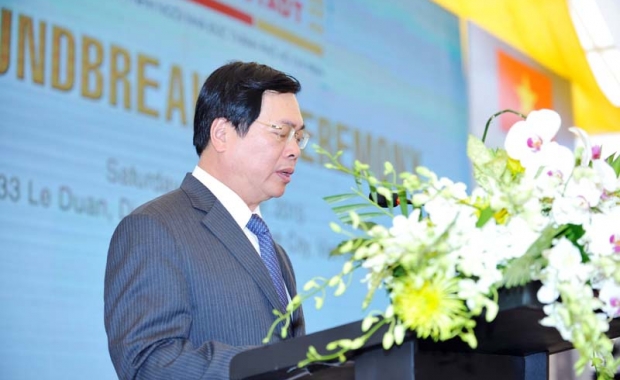 Groundbreaking ceremony of Deutsches Haus Ho Chi Minh Stadt on the 24th October 2015