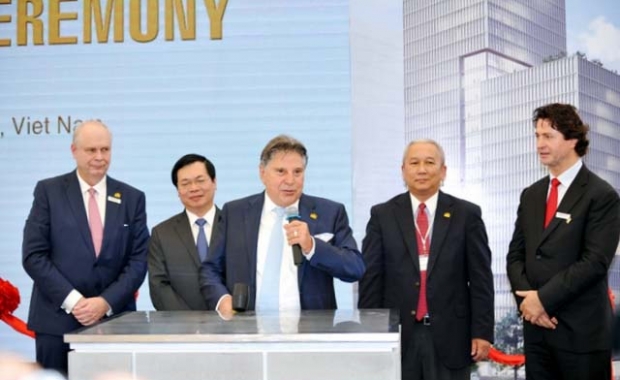 Groundbreaking ceremony of Deutsches Haus Ho Chi Minh Stadt on the 24th October 2015