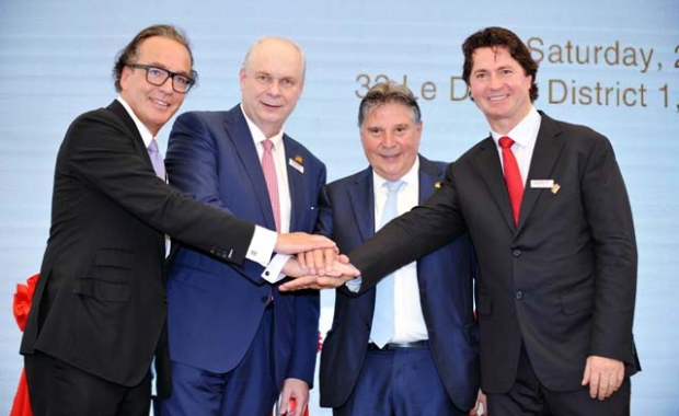 Groundbreaking ceremony of Deutsches Haus Ho Chi Minh Stadt on the 24th October 2015