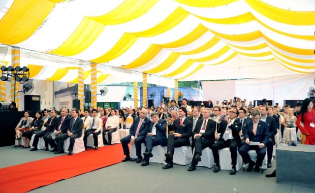 Groundbreaking ceremony of Deutsches Haus Ho Chi Minh Stadt on the 24th October 2015